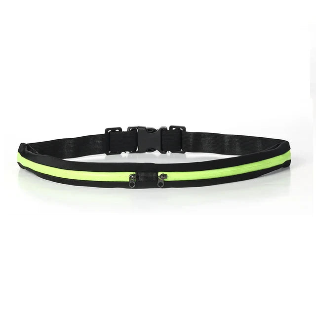 Waist Pack Double Pocket Waterproof Phone Belt