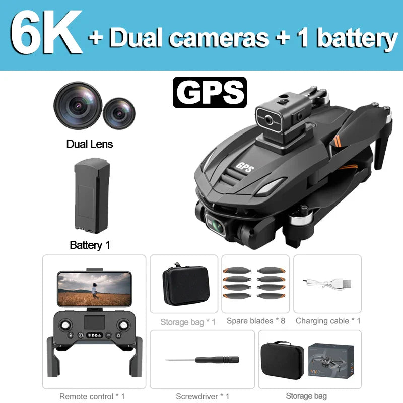 For Xiaomi V168 Drone 8K 5G GPS Professional HD